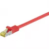 RJ45 ühenduskaabel Goobay CAT 6A S/FTP 500 MHz 2 m punane