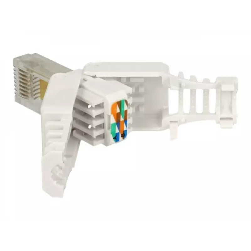 Juhtmepistik DeLOCK 86415 RJ-45 valge