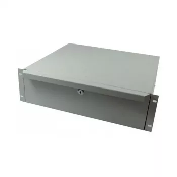 ALL-S0002060, Sahtliüksus, hall, metall, 3U, 19 tolli, 440 mm