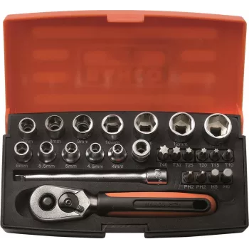 Socket set Bahco SL25 ¼”
