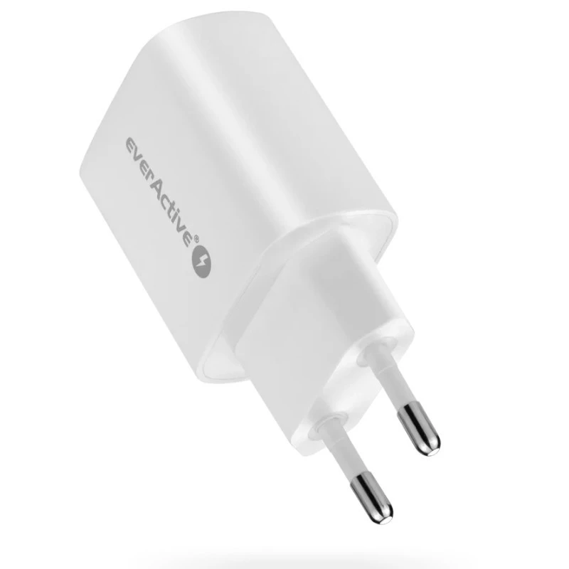 Laadija 2x USB 2,4A 12W valge
