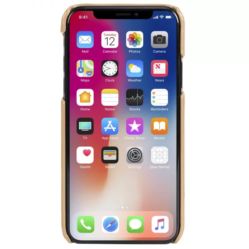 Krusell Sunne 2 Card Cover iPhone XS Max 16.5 cm beež