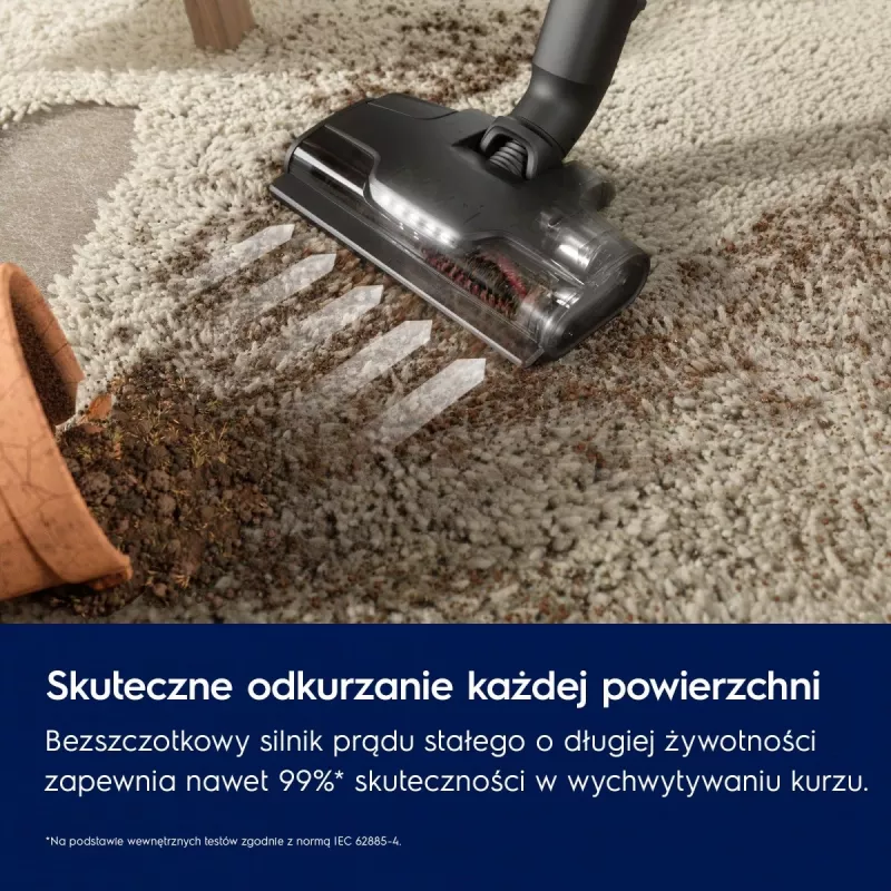 Electrolux EP82AB25UG püstolmuimeja/elektriline luud Aku Kuiv Tsükloniline Kotita 0,4 L 100 W Hall