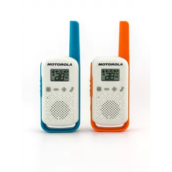 Motorola Talkabout T42 - raadiosaatja, 2 tk pakendis (oranž-sinine)