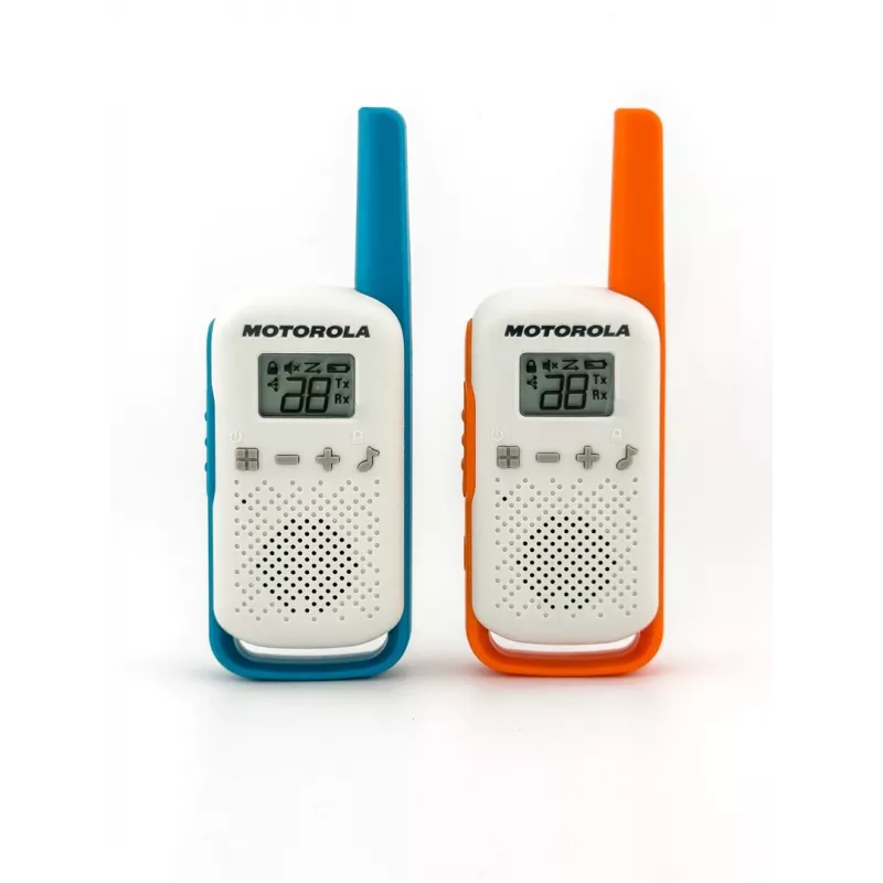 Motorola Talkabout T42 - raadiosaatja, 2 tk pakendis (oranž-sinine)