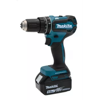 Makita DHP485RTJ puur 28500 p/min võtmeta padrun 1,5 kg must, sinine
