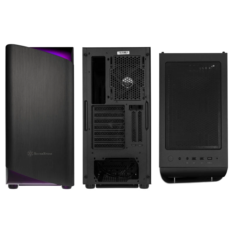 SilverStone Seta A1 Midi-Tower, karastatud klaas - must