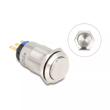 Surunupp-paneel DeLOCK 20985 hõbedane 230V 3A