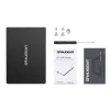 Kinnituskomplekt GRAUGEAR G-CV-M2T25 must alumiinium