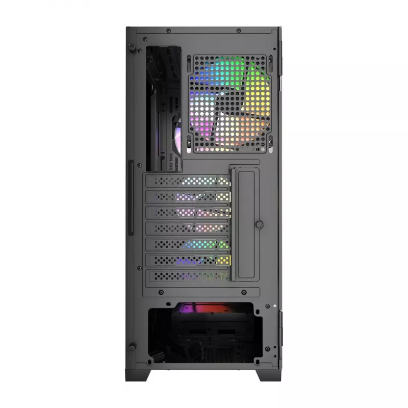 Gembird CCC-FC-900ARGB Gaming arvuti korpus Fornax 900, ATX, must