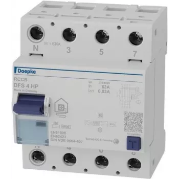 Doepke DFS4 063-4/0,03-HPI-kaitselüliti 4p 63 A 0,03 (09144805)