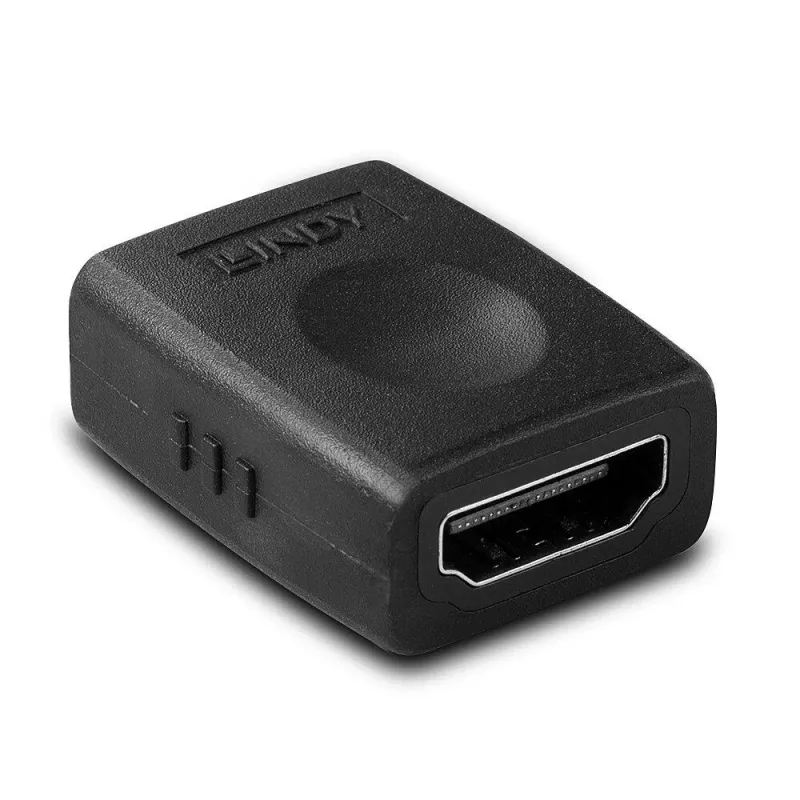 Lindy 41230 kaablipistikuadapter HDMI, must