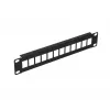 Patch panel Extralink 12-pordiline UTP 10-tolline metallkorpuses, must