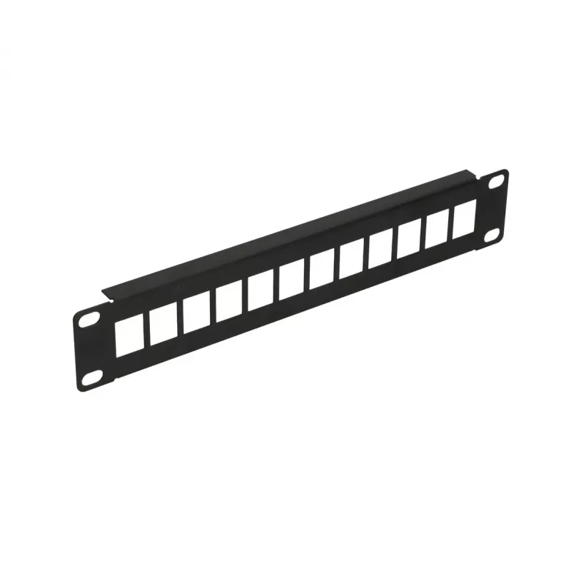 Patch panel Extralink 12-pordiline UTP 10-tolline metallkorpuses, must