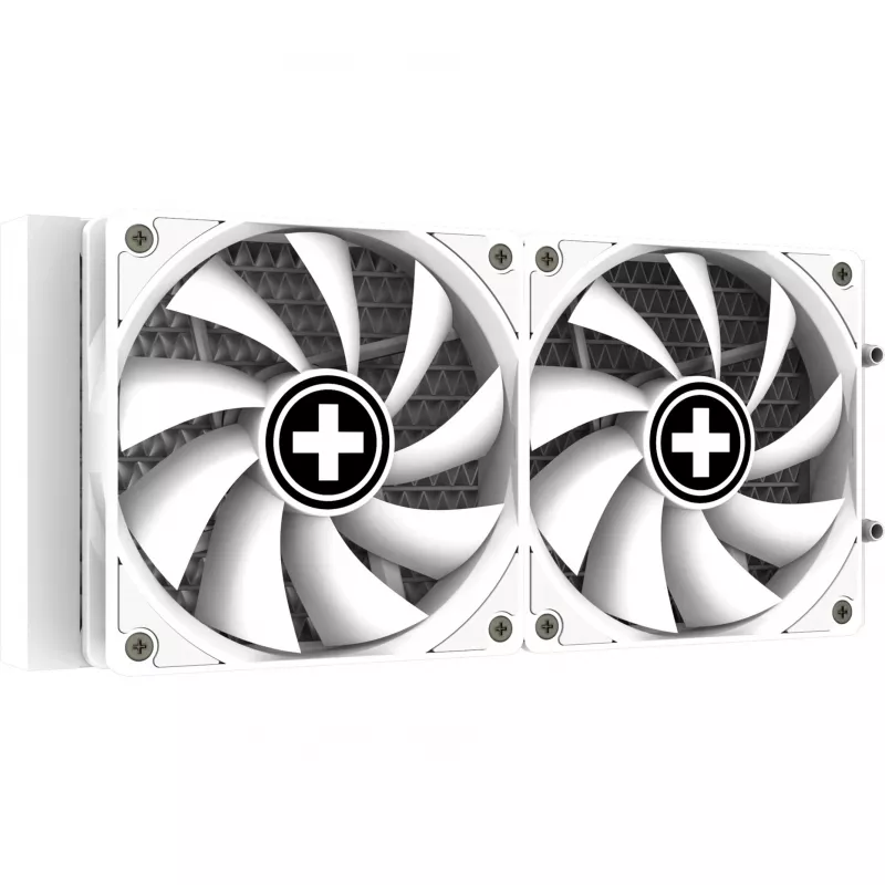 Universaalne vedelikjahuti XILENCE Performance A+ XC974 — 240 mm radiaator, 300 W TDP, valge, ARGB