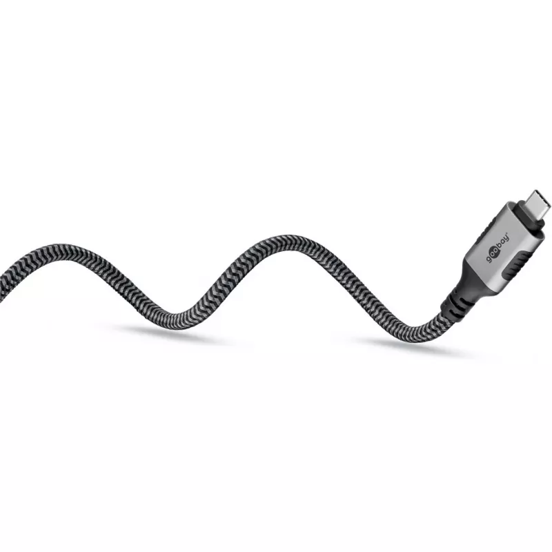 Goobay 70755 USB-C RJ45 Ethernet CAT 6 kaabel stabiilseks traadiga internetiühenduseks ruuteri/modemiga/võrgukommutaatoriga/Asendab USB-RJ45 adapteri / 1