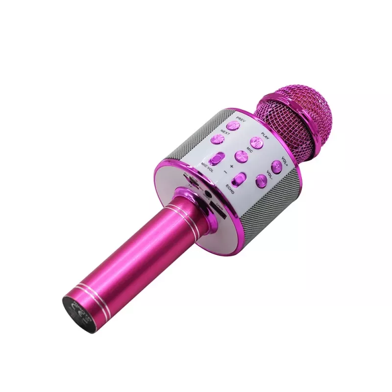 Mikrofon MANTA MIC11-PK roosa — juhtmega 3,5 mm pesa, kerge käeshoitav