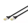 Võrgukaabel Digitus CAT 6A S/FTP RJ-45 7 m must