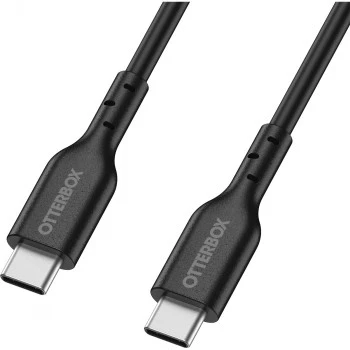 Otter Products OtterBox - USB-kaabel - 24 kontaktiga USB-C (M) kuni 24 kontaktiga USB-C (M) - USB 2.0 - 3 A - 2,0 m - must (78-81357)