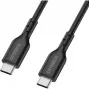 Otter Products OtterBox - USB-kaabel - 24 kontaktiga USB-C (M) kuni 24 kontaktiga USB-C (M) - USB 2.0 - 3 A - 2,0 m - must (78-81357)