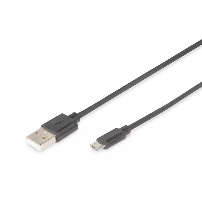 USB-ühenduskaabel Digitus USB 2.0 A Micro B 1 m
