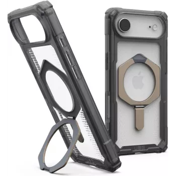 UAG Urban Armor Gear Plasma XTE MagSafe Kickstand Case | Apple iPhone Air | tuhk (läbipaistev)/titaan | 114525113136 (114525113136)