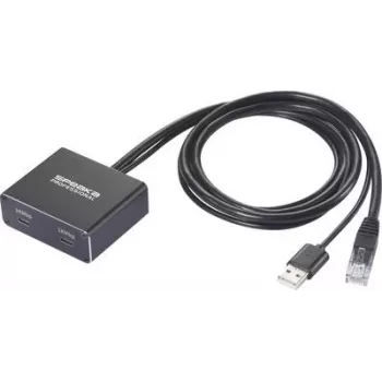 SpeaKa Professional SP-GNS-250 võrguadapter / jaotur 1 GBit/s USB-C®, RJ45 (SP-13595928)