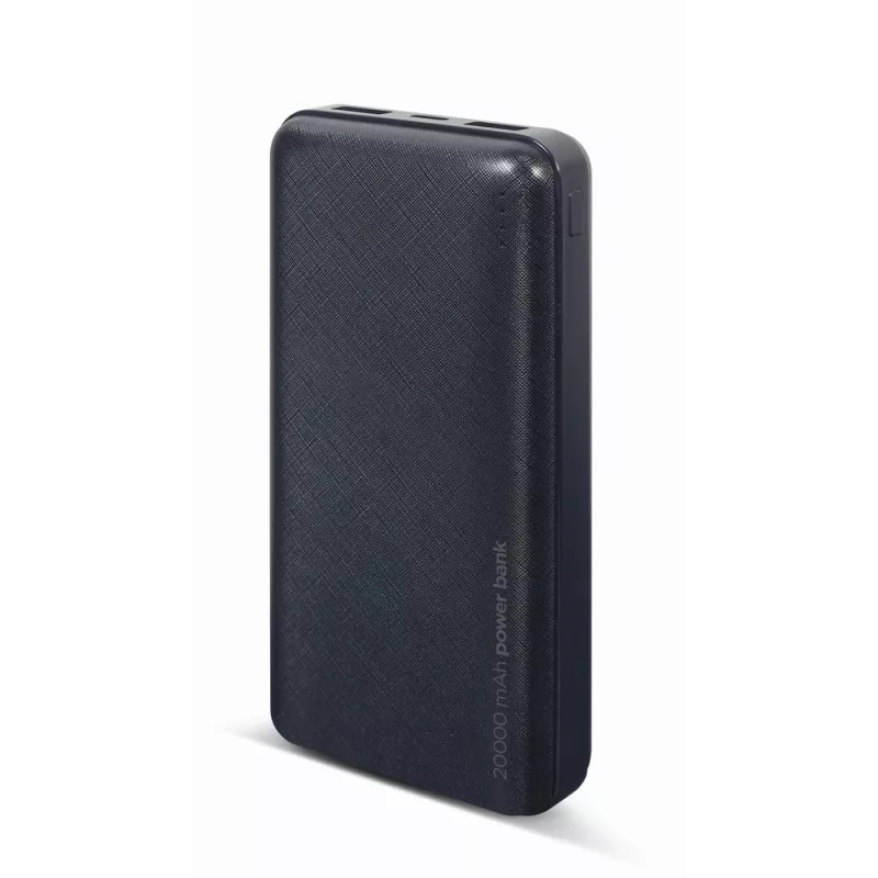 Gembird PB20-02 toitepank Liitiumpolümeer (LiPo) 20000 mAh Must
