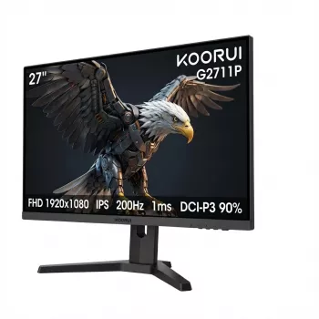 27-tolline Koorui G2711P IPS monitor — 1920x1080, 1 ms reageerimisaeg