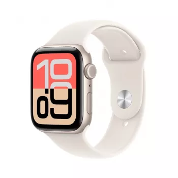 Apple Watch SE (3. põlvkond) SE 3 GPS + Cellular 44mm Starlight Alumiiniumkorpuse ja Starlight Sport Rihmaga - S/M