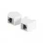 RJ45 ühendusmuhv ALLNET TP-TP CAT6A 8-kontaktiline magnetiline PoE-toega 10G