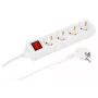 Microconnect MC-GRU0043WS toitepikendus 3 m 4 vahelduvvoolupesa Siseruumides Valge