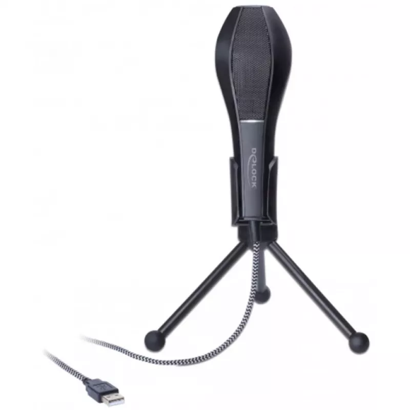 USB Kondensator Mikrofon mit Tischständer - ideal für Gaming, Skypen und Gesang