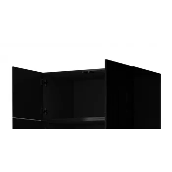 Wardrobe cama meble PAFOS 2D BASE 90×55,5×45 cm must matt, 2-ukseline raam