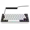 Sharkoon SGK50 S4 klaviatuur Kodu USB QWERTZ Saksa Valge RGB LED 60%