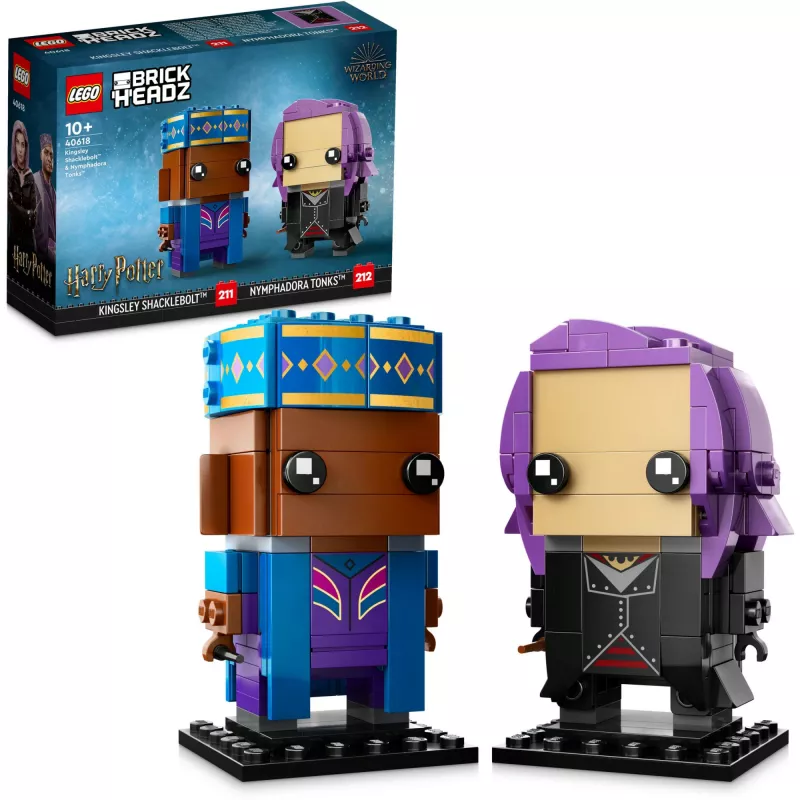 Lego Brickheadz Harry Potter 40618 Kingsley Shacklebolt ja Nimfadora Tonks