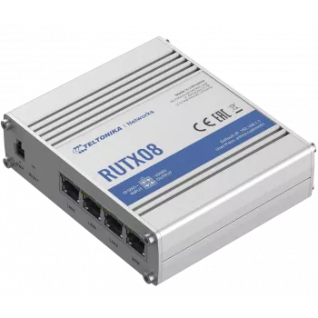 Teltonika RUTX08 juhtmega ruuter Gigabit Ethernet roostevaba teras