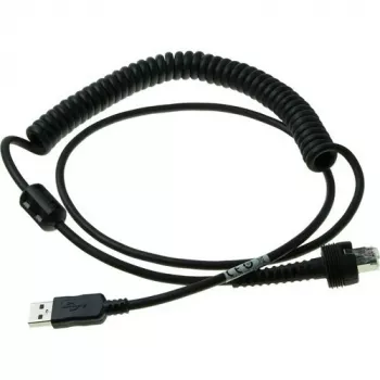 Datalogic - USB-kaabel - USB - IP67 - 2,4 m - spiraalne - PowerScan PD9630-DC, PD9630-HP, PD9630-SR, PM9600 jaoks