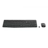 Logitech MK235 juhtmevaba klaviatuuri ja hiire komplekt täissuuruses hall