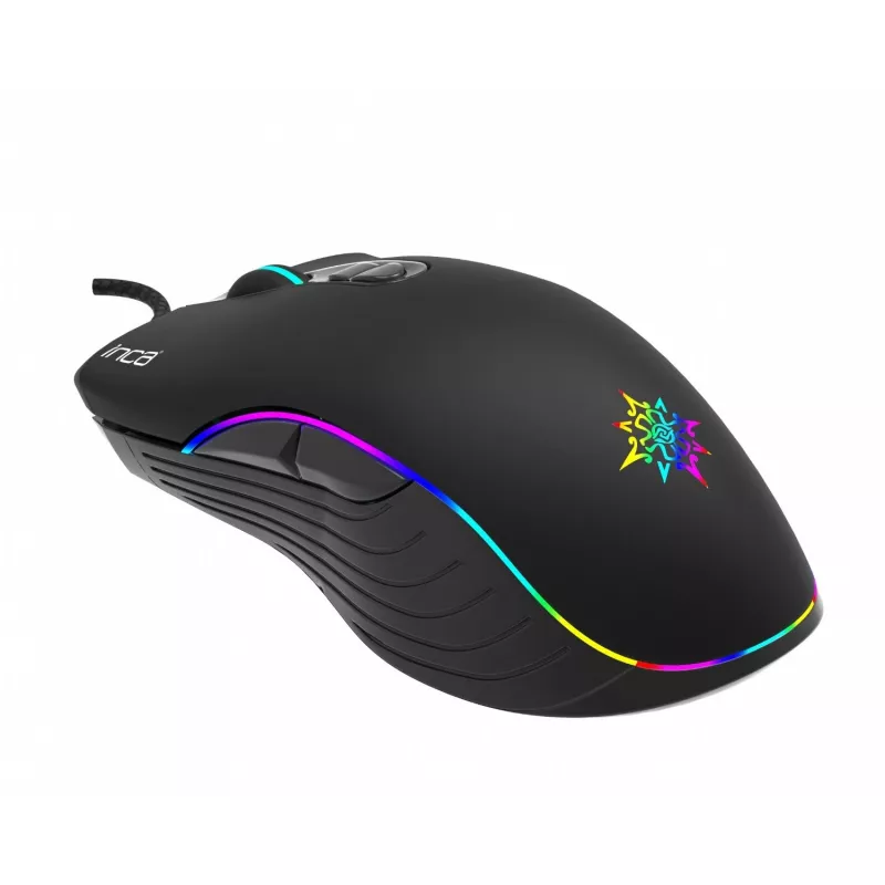 INCA mängurihiir IMG-GT15 4800 DPI. RGB. 7 nuppu. USB. SW jaemüük
