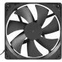 Alphacool Core 140mm PWM korpuse ventilaator 2500rpm must