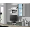 Cama TV-alus SOHO 180 valge/hall läikiv
