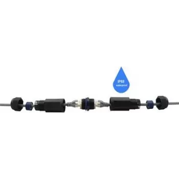 Renkforce RJ45 võrguadapter CAT 6 [1x RJ45-pistikupesa - 1x RJ45-pistikupesa] Must (RF-4533938)