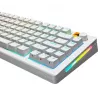 GLORIOUS GPBT taustvalgustusega klahvikatted — PBT valge, ANSI paigutus
