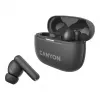 Canyon CNS-TWS10BK Kõrvaklapid ja peakomplekt True Wireless Stereo (TWS) kõrvasisesed kõned/muusika/sport/igapäevane kasutamine USB Type-C Bluetooth must (CNS-TWS10BK)