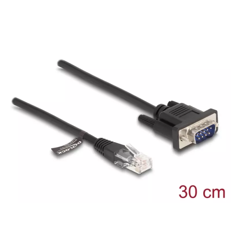 Võrgukaabel DeLOCK 88008 Must 0,3 m RJ-45