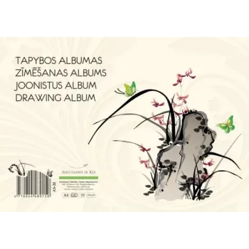 Joonistusalbum SMLT, A4, 150 g, liimitud (40) 0708-204