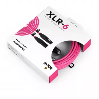 RØDE XLR-6 helikaabel 6 m roosa