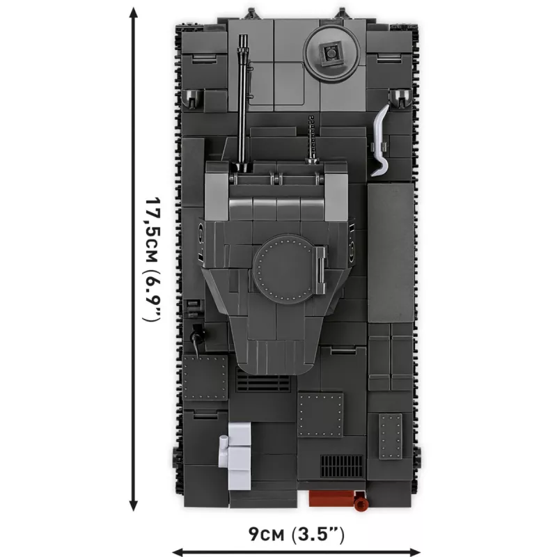 Ehituskomplekt Cobi Panzerkampfwagen II Ausf. F — 813 tk, must, vanus 9+