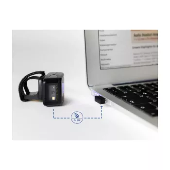 DeLOCK USB Dongle juhtmevaba vöötkoodiluger 2,4 GHz Must USB A